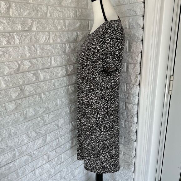 VINTAGE Leopard Print Midi Dress - Picture 2 of 5